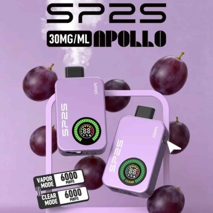 SP2S Apollo 12000口拋棄式電子煙｜Mesh線圈雙模式設計雙模式切換・台灣現貨