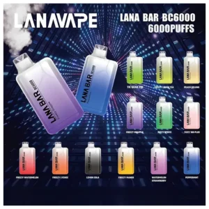 LANA拉娜BC6000 口一次性电子烟|超凉款浓郁口感|可充电超凉款|711货到付款 2 拉娜